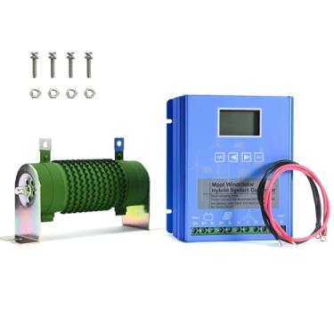 Imagem de 48V,Acessórios de energia solar eólica regulador inteligente, controlador de carga híbrida solar eólica de 1500w com exibição LCD Aplica a 12/24/48V selada e bateria de lítio colorida