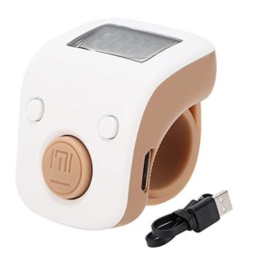 Imagem de Minchas digitais Counter Manual Ring Shape Mini Chanting Counting Tool para meditação budista plástico 8 x 3 x 1,5cm (Ruyibai)