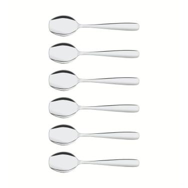 Imagem de Conjunto De Colheres Para Sorvete Tramontina Amazonas Em Aço Inox 6 Peças Tramontina