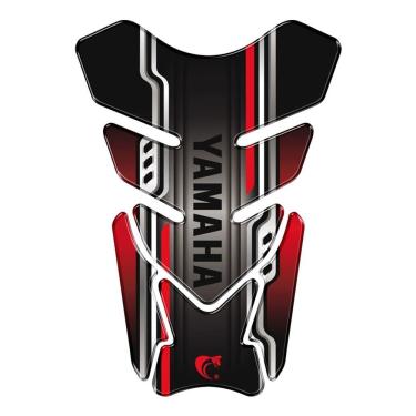 Imagem de Adesivo Resinado Protetor De Tanque Moto Yamaha Vermelho Cor Vermelho