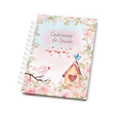 Imagem de Caderneta de Vacinação do Bebê Atualizada – Modelo SUS com Capa Dura para Menina – Registro de Vacinas, Saúde e Crescimento Infantil – Tema Jardim