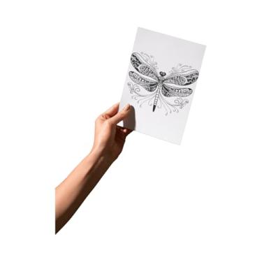 Imagem de Kit de Personalização Gráfica para Motocicletas, Adesivos Decorativos (Libélula Imenso)