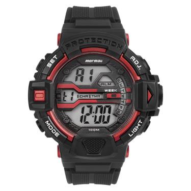 Imagem de Relógio Mormaii Masculino Action Vermelho(a) - Mo1102c-8r