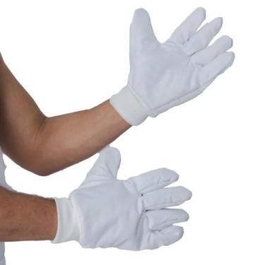 Imagem de Luva Térmica Baixa Temperatura Em Nylon Branca Câmara Fria - Maicol