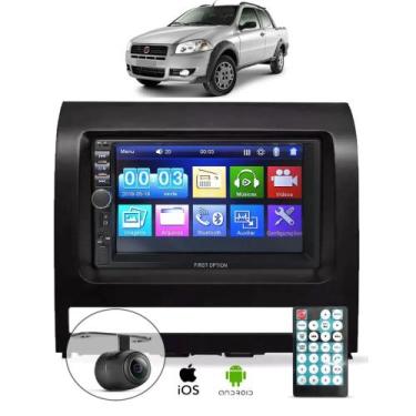 Imagem de Central Multimidia Strada 2007 Mp5 Espelhamento Moldura Câmera De Ré -