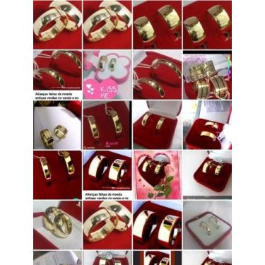 Imagem de Alianças Feitas de Moedas Antigas - Kibrilho