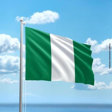 Imagem de Bandeira da Nigéria 80cmx140cm Tecido Oxford 100% Poliéster - Presente