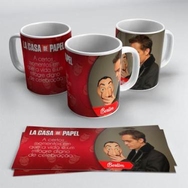 Imagem de Caneca Porcelana La Casa de Papel "Berlin" - Live