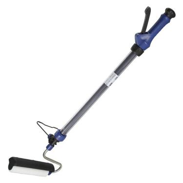 Imagem de Rolo De Pintura Com Reservatorio Inteligente Profissional Cabo Retratil Tinta Parede Teto Deck Casa Obra Construçao