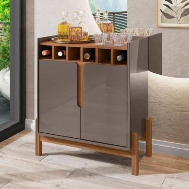 Imagem de Buffet Bar Com Adega Hangzhou Pérola Cedro