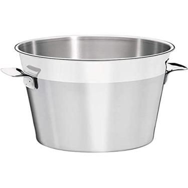 Imagem de Balde de Gelo Tramontina Cosmos em Aço Inox Fosco com Borda em Brilho 14 cm 1,8 L