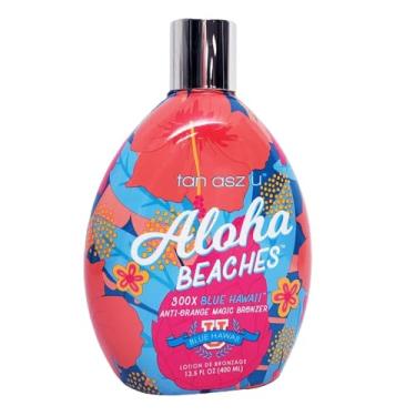 Imagem de Aloha Praias 300X Blue Hawaii Bronzer Loção Bronzeadora 13,5 onças