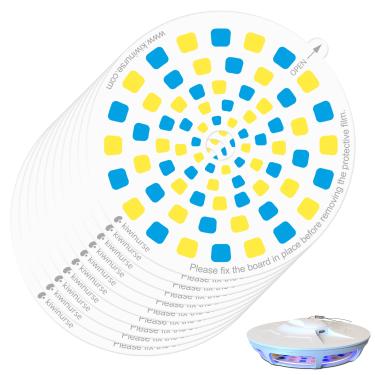 Imagem de Kiwinurse Placas de cola para recargas de armadilha de pulgas para UVLA1005, cola super pegajosa atualizada, pacote com 10