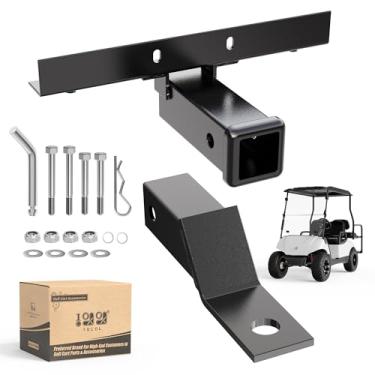 Imagem de 10L0L Kit de engate e receptor de carrinho de golfe de luxo, engate de para-choque compatível com/substituição para carrinhos de golfe Yamaha G14 e Drive G29