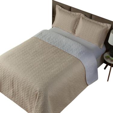 Imagem de Cobre Leito Solteiro Dupla Face com Porta Travesseiro Clara 02 Peças -