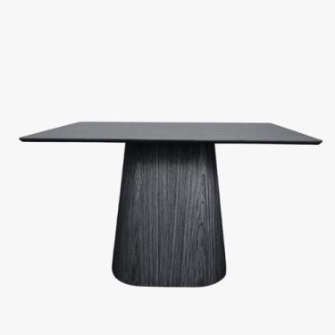 Imagem de Mesa de Jantar Cone Retangular 150x90 cm Tampo Ébano Base Ébano - Pers