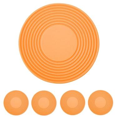 Imagem de Empilhador de canecas de café, acessórios de armazenamento de xícaras, porta-copos de silicone, organizadores expansíveis e empilháveis para armários de cozinha, economiza espaço para armário e