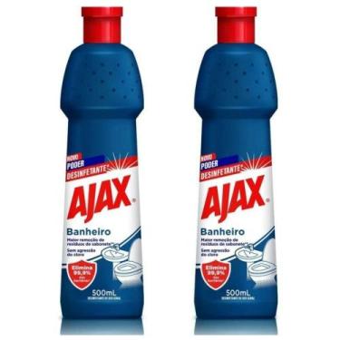 Imagem de Kit 2 Desinfetante De Uso Geral Ajax Especialista Banheiro 500ml