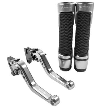 Imagem de Kit Manete Manopla Luva Moto Xt660r Xt 225 Dt 200 Tdm 225 - Stark Race