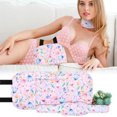 Imagem de Langsprit Embalagem de óleo de rícino para desintoxicação de fígado da tireoide, 2 peças, pacote de óleo de algodão orgânico, estômago, pacotes de óleo de rodízio, almofadas de compressão de óleo de