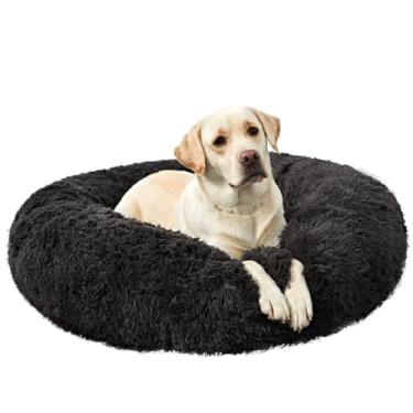 Imagem de CAMINHA DONUT NUVEM PET PELUCIA M REDONDA CAMA PELUCIADA NINHO CASINHA CASA COLCHONETE Cachorros E Gatos NUVEM FUNDO ANTIDERRAPANTE IMPERMEAVEL QUALIDADE PREMIUM 50CM (PRETO)