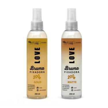 Imagem de Kit Bruma Fixadora Matte e Gold Max Love - Durabilidade e Festa