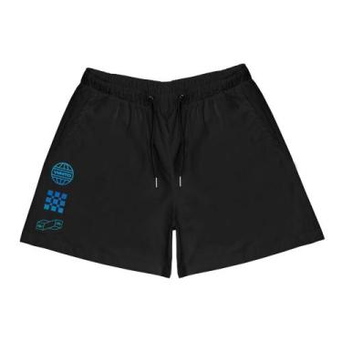 Imagem de Short Streetwear Oversized Nylon Moda Urbana Estilo Casual - Wanted, P