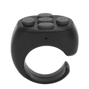 Imagem de Generic Telefone EBook App Page Turner, LED Digital Display Compatibilidade Compact Compact Remote Control Página Turner Abs para IOS (Preto)