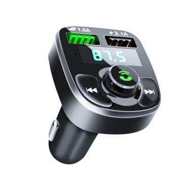 Imagem de Transmissor FM Veicular com Bluetooth, Carregador USB Duplo, MP3, Rádio, X8 Turbo
