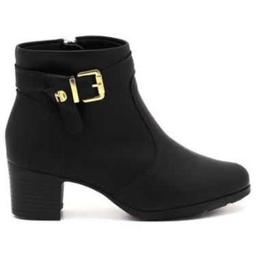 Imagem de Bota Modare Ultraconforto Ankle Boot Fivela Salto Bloco Feminino 7072111-Feminino