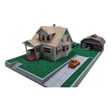 Imagem de Mini Completa Da Casa/garagem Do Torreto Em Mdf Escala 1/64 - KM ARTY