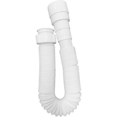 Imagem de Sifão Flexível Sanfonado LONGO 1,5m Universal Ajustável Pia Cozinha Ta