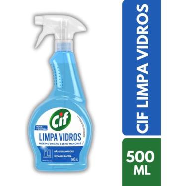 Imagem de Cif Limpa Vidros Secagem Ultra Rapido Desengordurante 500ml - CIF Limp