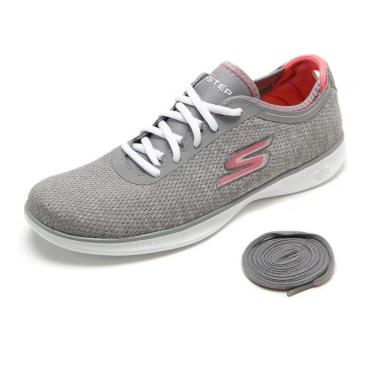 Imagem de TENIS FEMININO SKECHERS GO STEP LITE AGILE CINZA-Feminino
