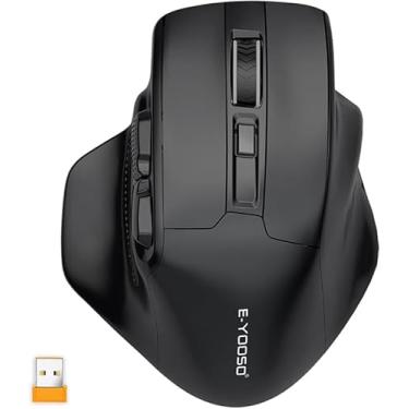 Imagem de Mouse Sem Fio E-Yooso X-31 com Design Ergonômico – Alta Precisão e Conforto para Jogos e Trabalho – Conexão USB Estável Pilha