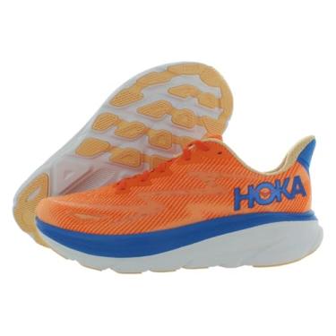Imagem de HOKA Clifton 9 Tênis masculino, Laranja vibrante/Impala, 41