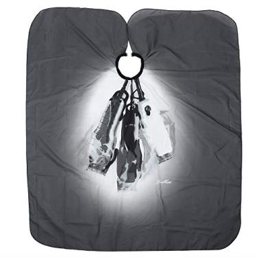 Imagem de Cabelo de cabeleireiro impermeável Cabelo de avental salão de barbeiro Cabo macio de tecido macio de cabelo anti -esticky antiestático levemente à prova d'água para cortes de