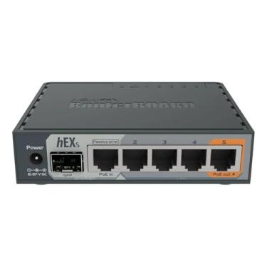 Imagem de MikroTik Roteador Com Fio Hex S Ethernet Lan Preto