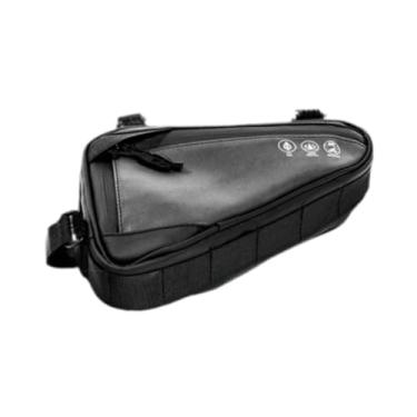 Imagem de IEUDNS Bolsa triangular para bicicleta, acessórios para ferramentas de armazenamento, bolsa para quadro de bicicleta para bicicletas de estrada e montanha