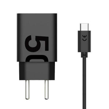 Imagem de Carregador de parede TurboPower 50W USB-C - Motorola, Preto