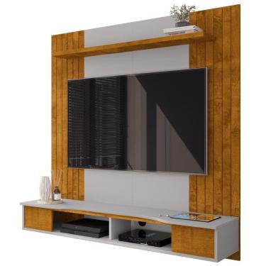 Imagem de Painel Suspenso TV 55 Polegadas 136 Cm Ipanema Bechara Naturalle Off White