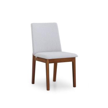 Imagem de Cadeira para Sala de Jantar Desmontável Cecília Bege/Amêndoa