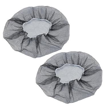 Imagem de NICENEEDED 2 peças de capa de malha para ventilador com cordão, protetor de ventilador elétrico redondo Reuasble, protetor de ventilador industrial lavável, capa de segurança de dedo para ventilador