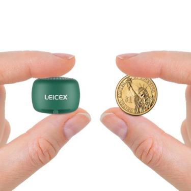 Imagem de Alto-falante Bluetooth LEICEX Portable Mini Cute Small Pillow Green