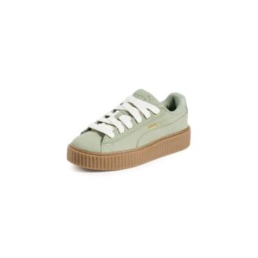 Imagem de PUMA Tênis feminino Creeper Phatty Earth Tone X Fty plataforma com cadarço casual - verde, Verde, 38
