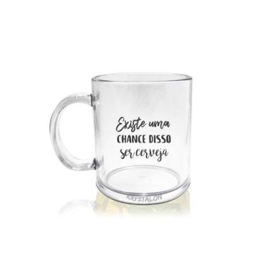 Imagem de Kit 4 Canecas Acrílico Cerveja Krystalon