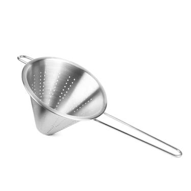 Imagem de Genérico, Funil Passador Chinoy Coador Peneira Aço Inox 24cm