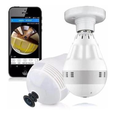 Imagem de Câmera Lampada Vr Cam Wi-Fi: Experiência Imersiva Em - Goldenmix