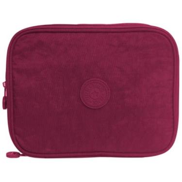 Imagem de Estojo Escolar Box 100 Pens Em Crinkle 2 Compartimentos YINS, Vinho