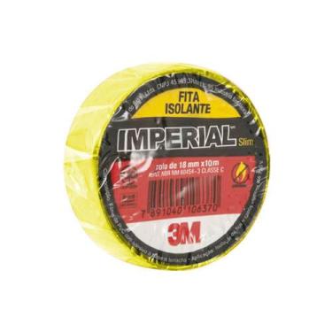 Imagem de Fita Isolante Imperial Amarela 18mmx10m - 3M